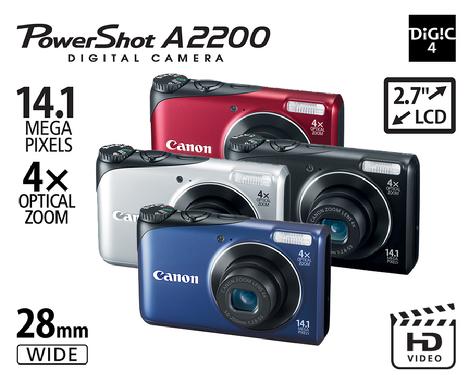 Canon Powershot A2200 digital camera